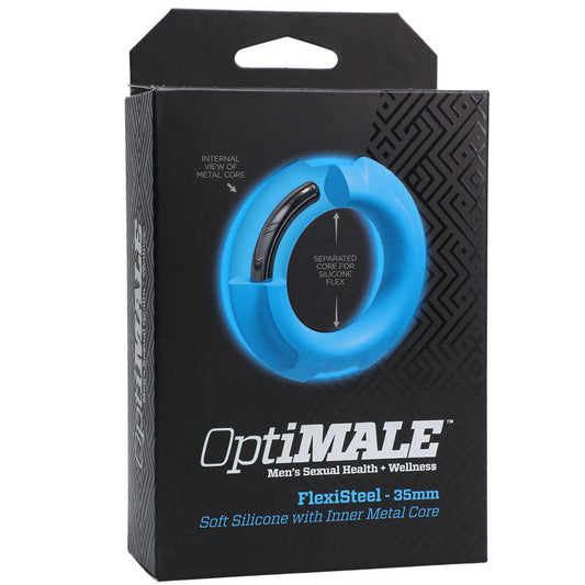 OptiMALE FlexiSteel Cock Ring - 35mm
