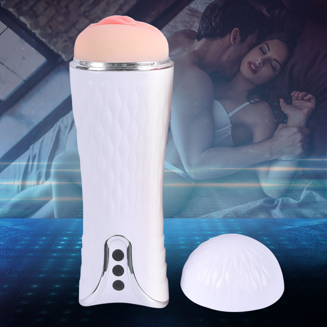 Masturbation Cup Vibrating Masturbator Adult Automatic Stroker Male Sex Toy