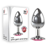 Adam & Eve  Gem Anal Plug - Large
