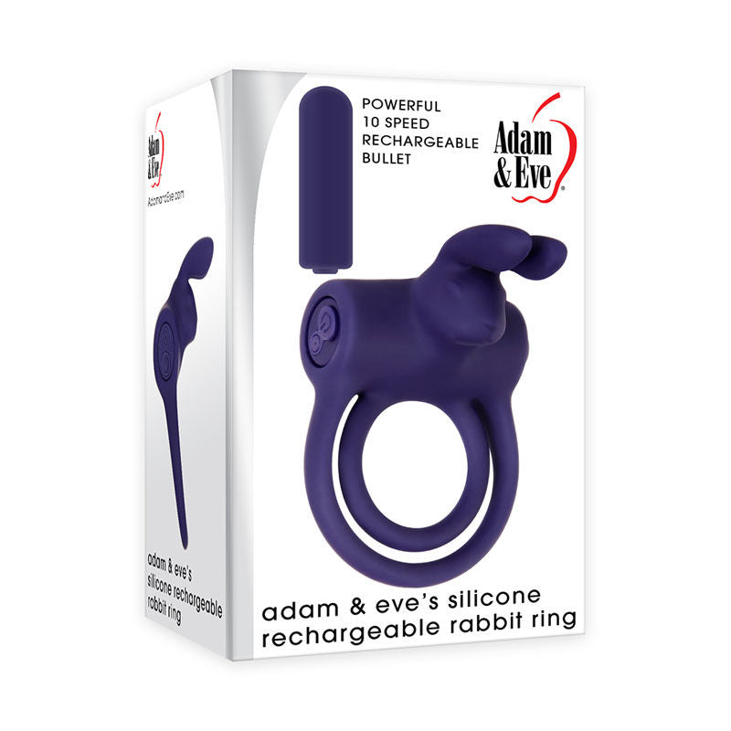 Adam & Eve Silicone Rechargeable Rabbit Ring