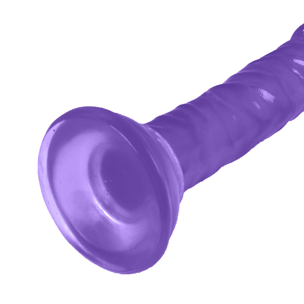 Crystal Dildo Realistic Penis Cock Suction Cup Shaft G-spot Adult Sex Toy