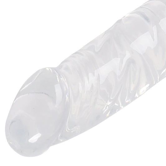 Crystal Dildo Realistic Penis Cock Suction Cup Shaft G-spot Adult Sex Toy